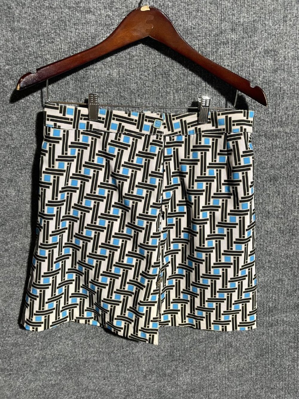 EP Pro Bermuda Shorts Womens 6 Multicolor Geometric Golf Activewear Stretch